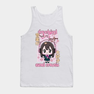 freebird anime and music Tank Top